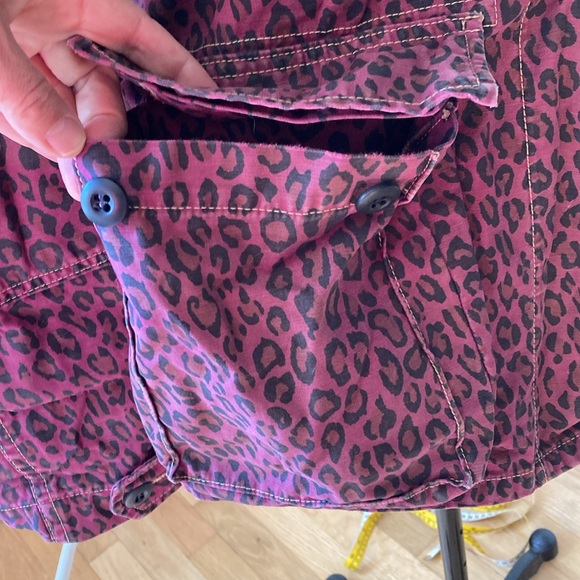 Adaptation Post LA Leopard Cotton Utility Jacket, Size XS, Never Worn - Picture 7 of 12